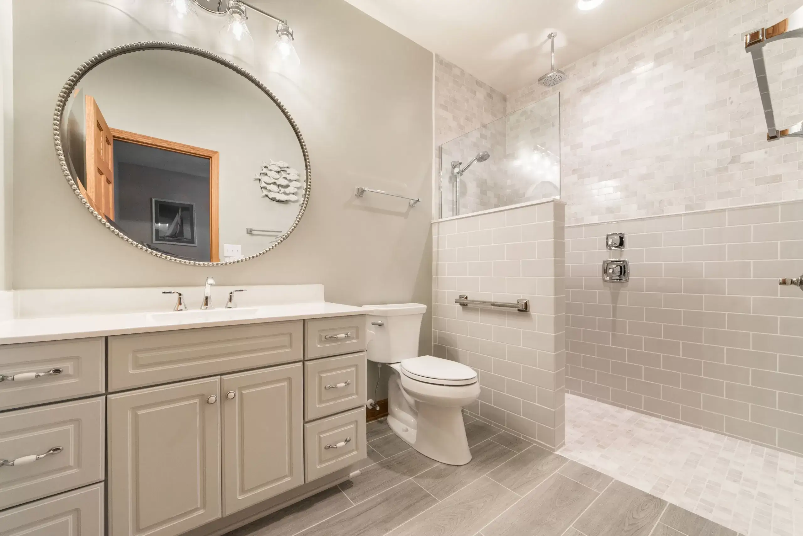 ADA Design Bathroom Renovation In Hinckley, IL