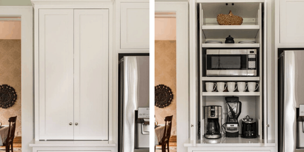 Add more storage to your Kane County, IL kitchen with custom cabinets and pantry.