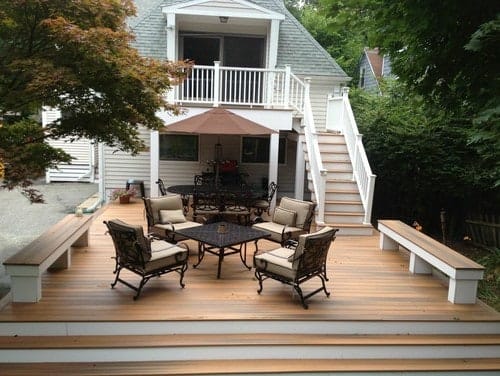 Fiberon composite deck addition