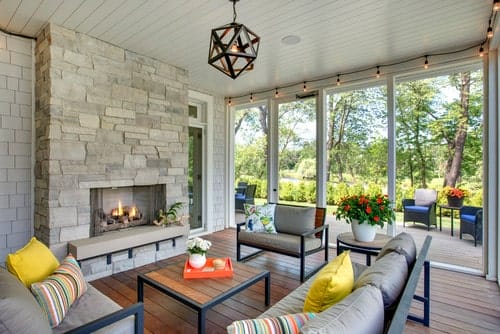 Screened-in porch. Spears Design Build Group.