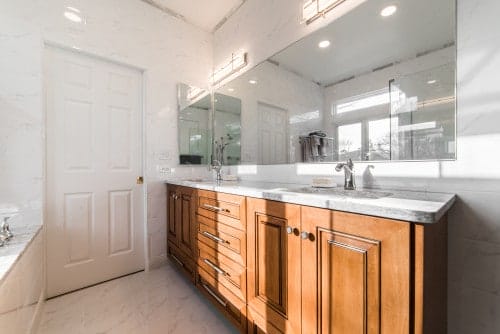 Spears Design Build Group luxurious master bathroom renovation in Aurora, IL