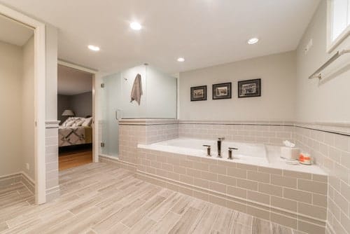 Second story bathroom addition. Spears Design Home Build.