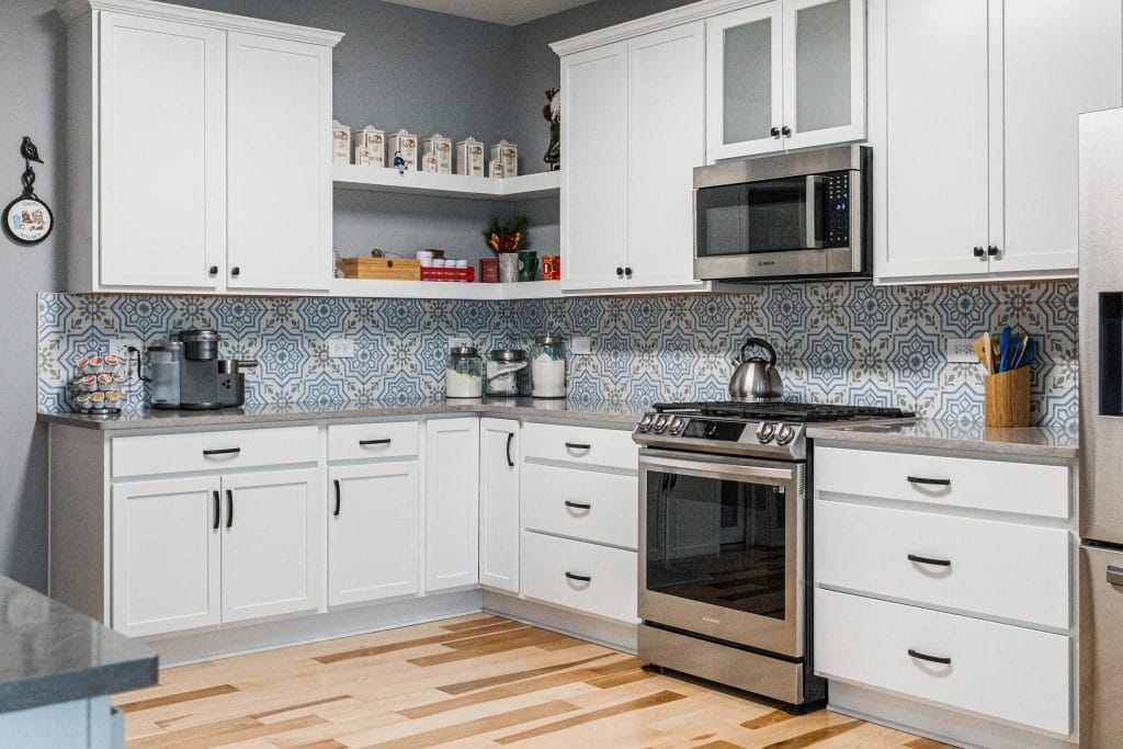 dekalb log home kitchen remodel