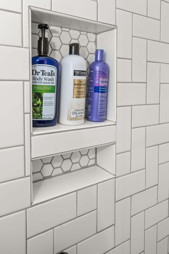 shower shelves