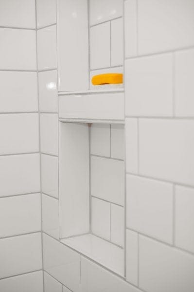 shower soap holder and shelf