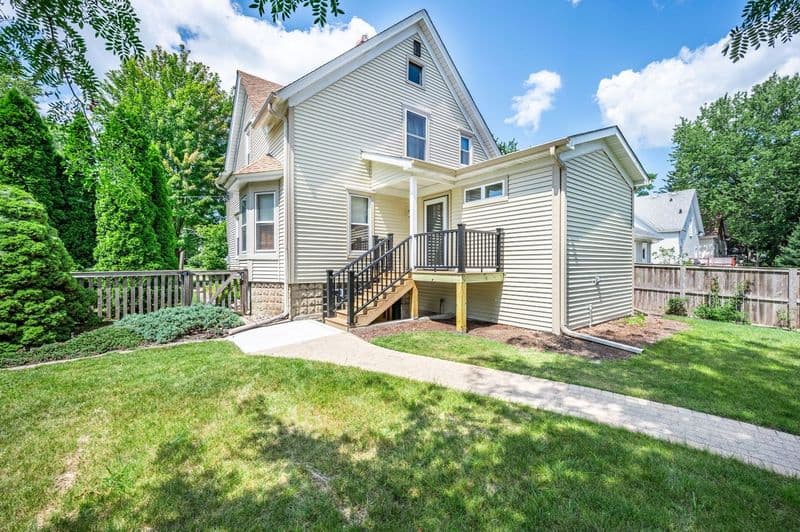 Outside view of Bathroom & Laundry Addition to the home