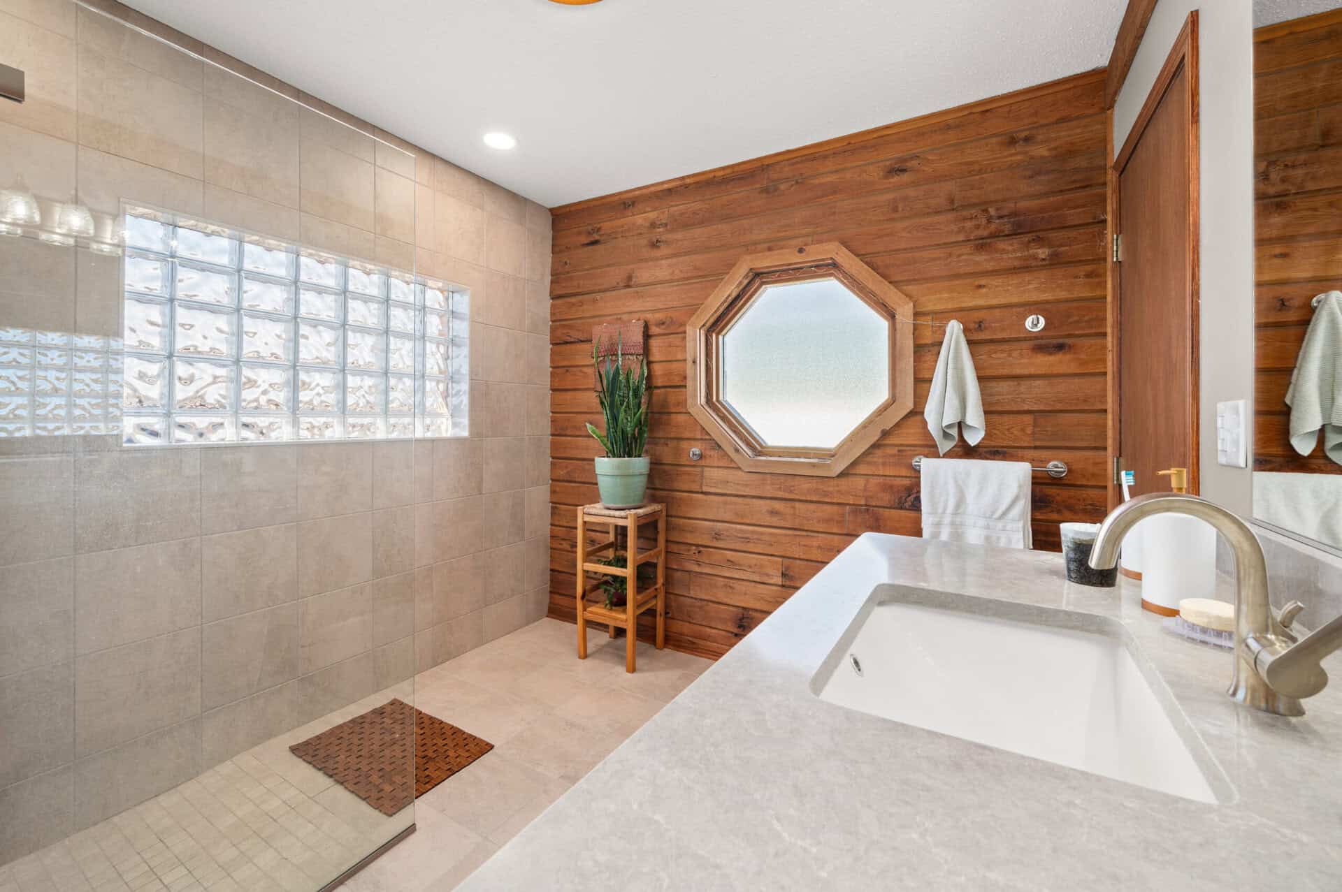 Log Cabin Bathroom Makeover