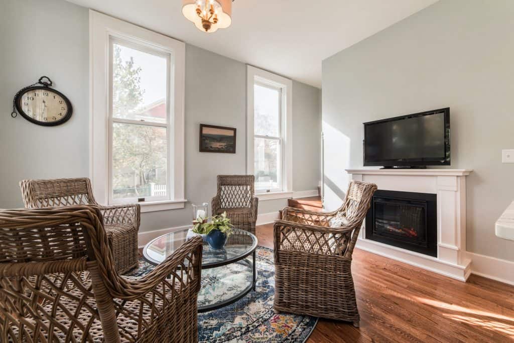 Big Rock Illinois living room that had a remodel done.