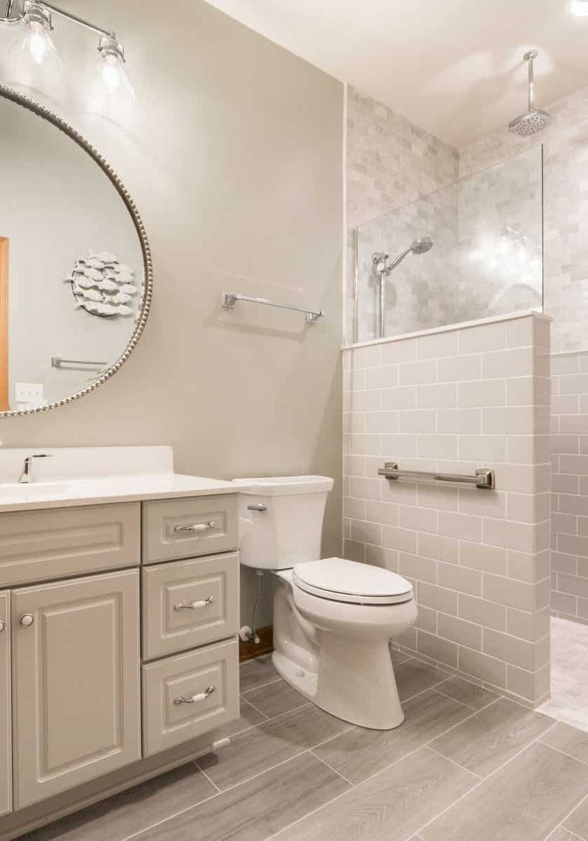 Photo of bathroom remodel done