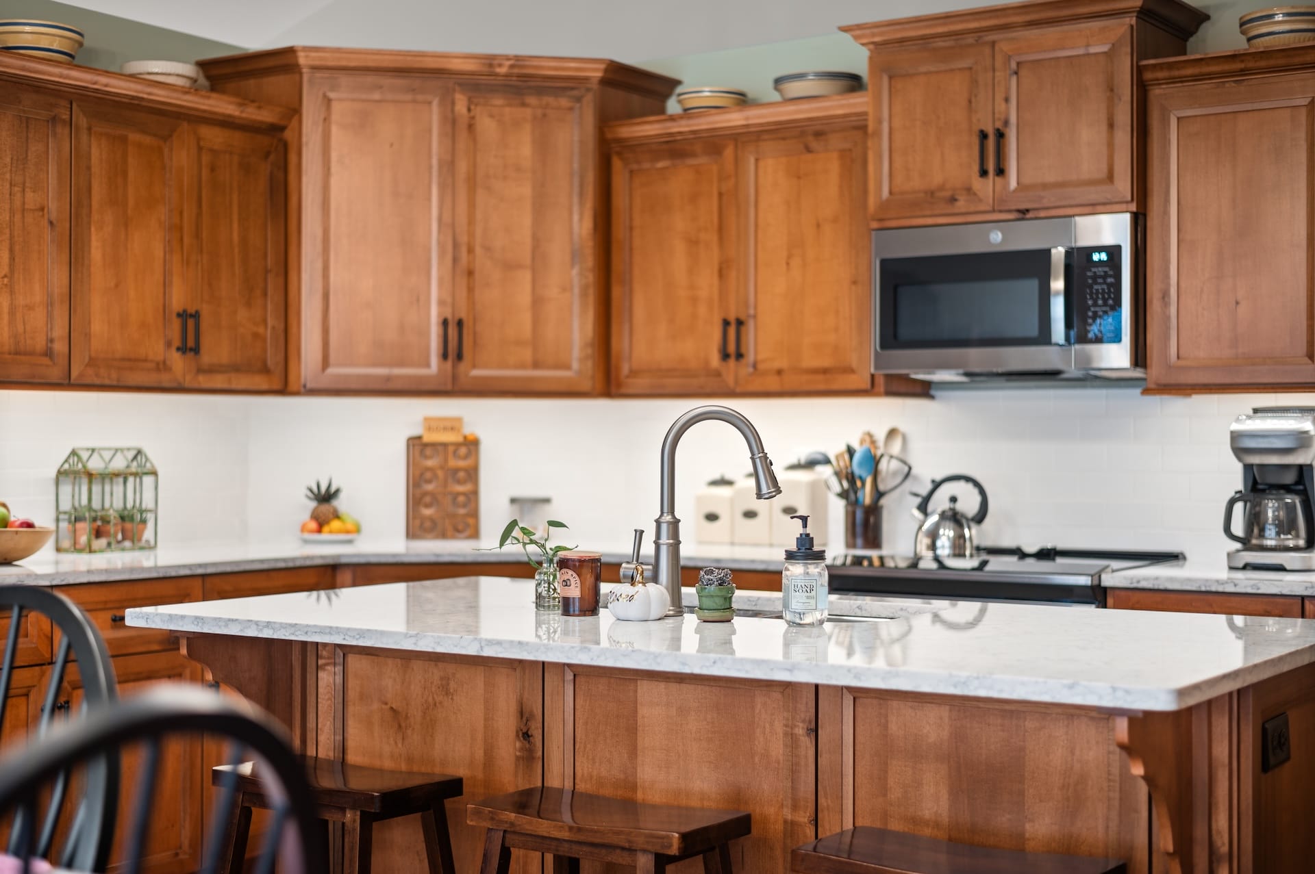 kitchen island with sink